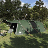 Vidaxl tunneltent met dak met opslag groen en wit 740 x 370 x 220 cm