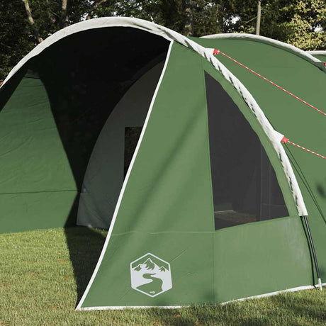 Vidaxl tunneltent met dak met opslag groen en wit 778 x 356 x 210 cm