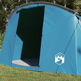 Vidaxl tunneltent met dak met opslag blauw en grijs 318 x 275 x 140 cm