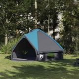 Vidaxl teepee tent met dak blauw en grijs 490 x 410 x 210 cm