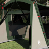Vidaxl gezinstent met dak met opslag groen en wit 745 x 700 x 217 cm