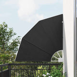 Vidaxl balkon privacy scherm antraciet 115 x 115 cm polyester