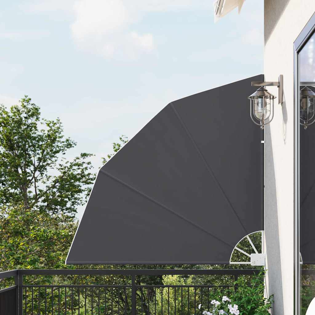 Vidaxl balkon privacy scherm zwart 140 x 140 cm polyester
