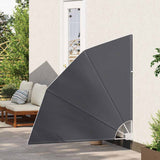 Vidaxl balkon privacy scherm zwart 140 x 140 cm polyester