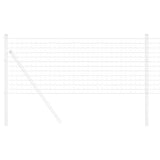 Vidaxl euro hek 0,8 x 10 m pvc-gecoat ijzer