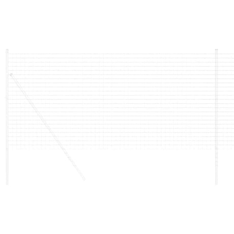 Vidaxl euro hek 1 x 10 m pvc-gecoat ijzer