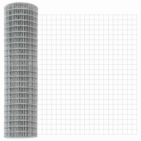 Vidaxl euro hek 1,4 x 10 m pvc-gecoat ijzer