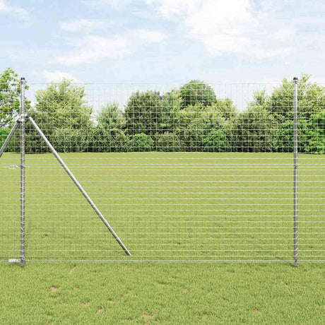 Vidaxl euro hek 1,5 x 10 m pvc-gecoat ijzer