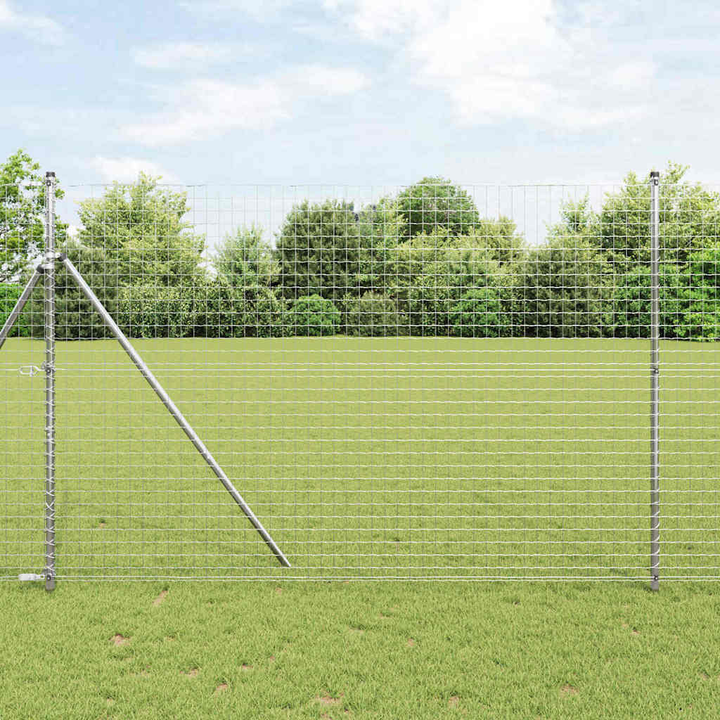 Vidaxl euro hek 1,6 x 10 m pvc-gecoat ijzer