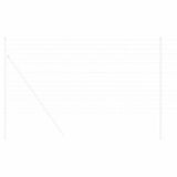Vidaxl euro hek 1,2 x 10 m pvc-gecoat ijzer