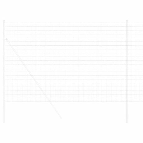 Vidaxl euro hek 1,6 x 10 m pvc-gecoat ijzer