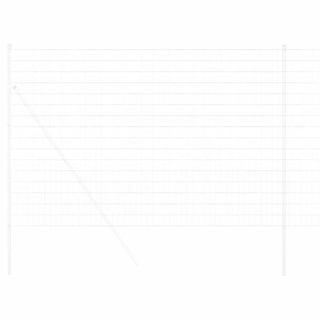 Vidaxl euro hek 1,6 x 10 m pvc-gecoat ijzer