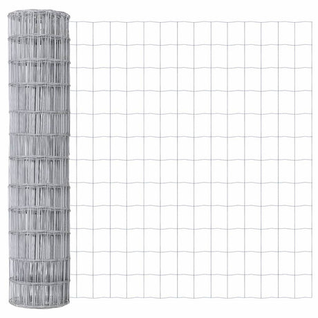 Vidaxl euro hek 1 x 10 m pvc-gecoat ijzer