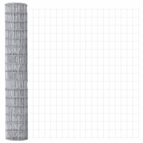 Vidaxl euro hek 1,5 x 10 m pvc-gecoat ijzer