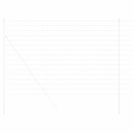 Vidaxl euro hek 1,5 x 10 m pvc-gecoat ijzer