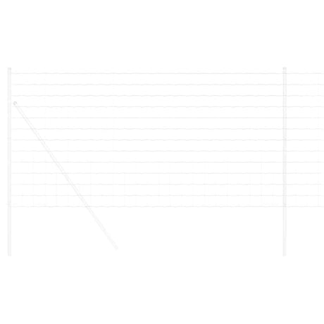 Vidaxl euro hek 1 x 10 m pvc-gecoat ijzer