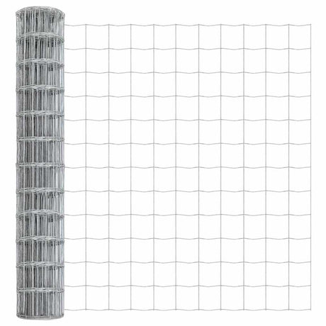 Vidaxl euro hek 1,2 x 10 m pvc-gecoat ijzer