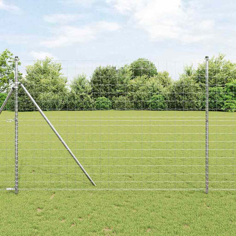 Vidaxl euro hek 1,5 x 10 m pvc-gecoat ijzer