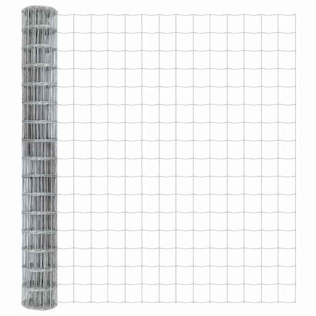 Vidaxl euro hek 1,5 x 10 m pvc-gecoat ijzer