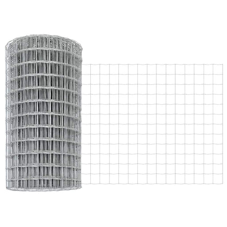 Vidaxl euro hek 0,4 x 25 m pvc-gecoat ijzer