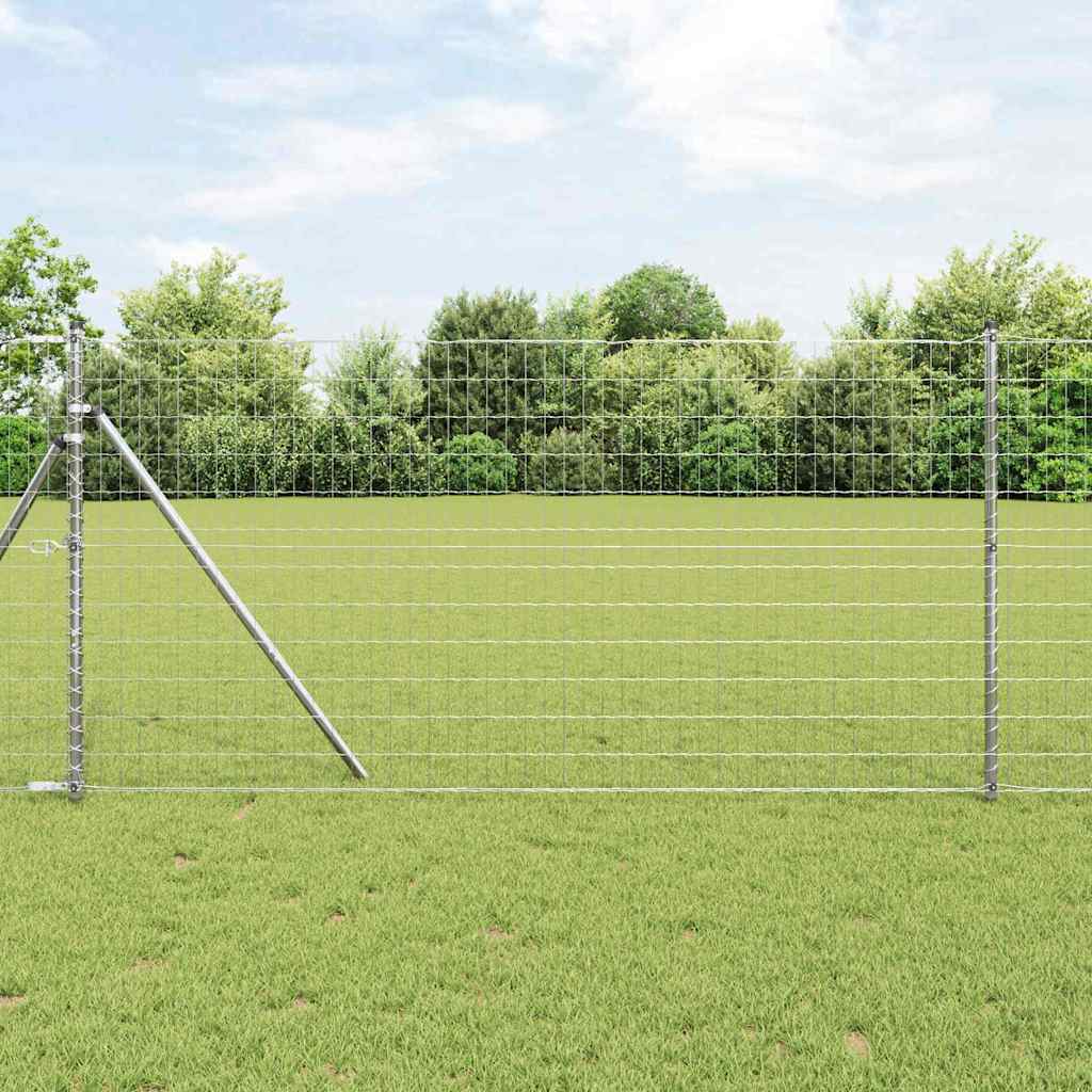 Vidaxl euro hek 1 x 25 m pvc-gecoat ijzer