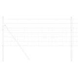Vidaxl euro hek 0,4 x 50 m pvc-gecoat ijzer