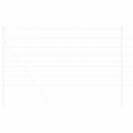 Vidaxl wilde hek warm verzinkt 1000 x 120 x 0,18 cm ijzer