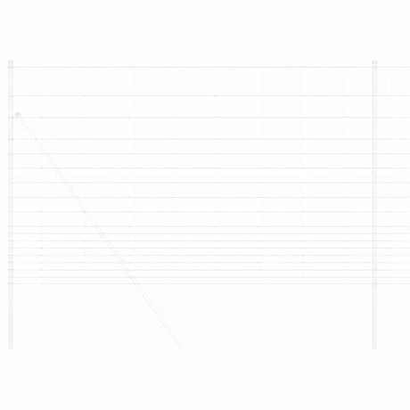 Vidaxl wilde hek warm verzinkt 1000 x 150 x 0,18 cm ijzer