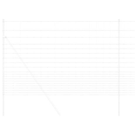 Vidaxl wilde hek warm verzinkt 1000 x 160 x 0,18 cm ijzer