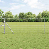 Vidaxl weidehekwerk zilver 25 x 0,8 m gegalvaniseerd staal