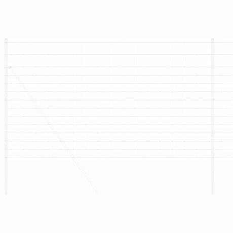 Vidaxl weidehekwerk zilver 25 x 1,4 m gegalvaniseerd staal