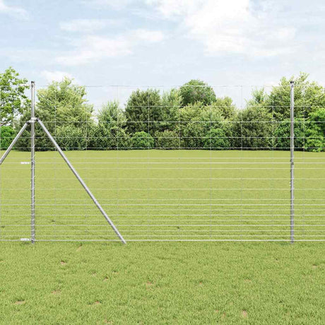 Vidaxl weidehekwerk zilver 25 x 1,5 m gegalvaniseerd staal