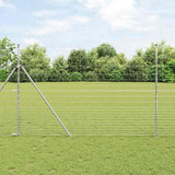 Vidaxl weidehekwerk zilver 25 x 1,6 m gegalvaniseerd staal