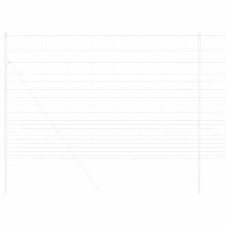 Vidaxl weidehekwerk zilver 25 x 1,6 m gegalvaniseerd staal