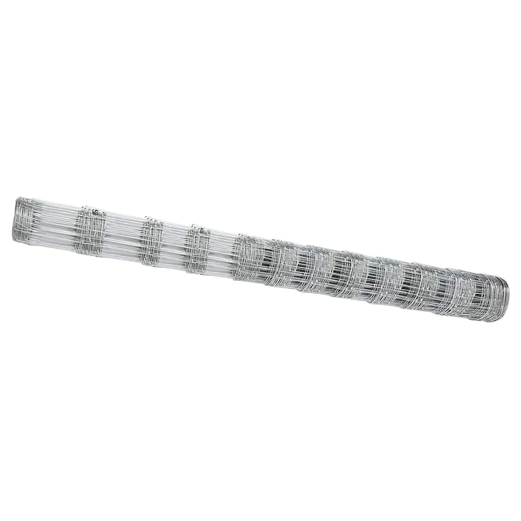 Vidaxl weidehekwerk zilver 50 x 1,4 m gegalvaniseerd staal