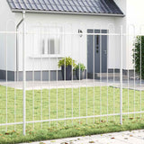 Vidaxl tuinhek wit 1,7 x 1,5 m poedercoating staal