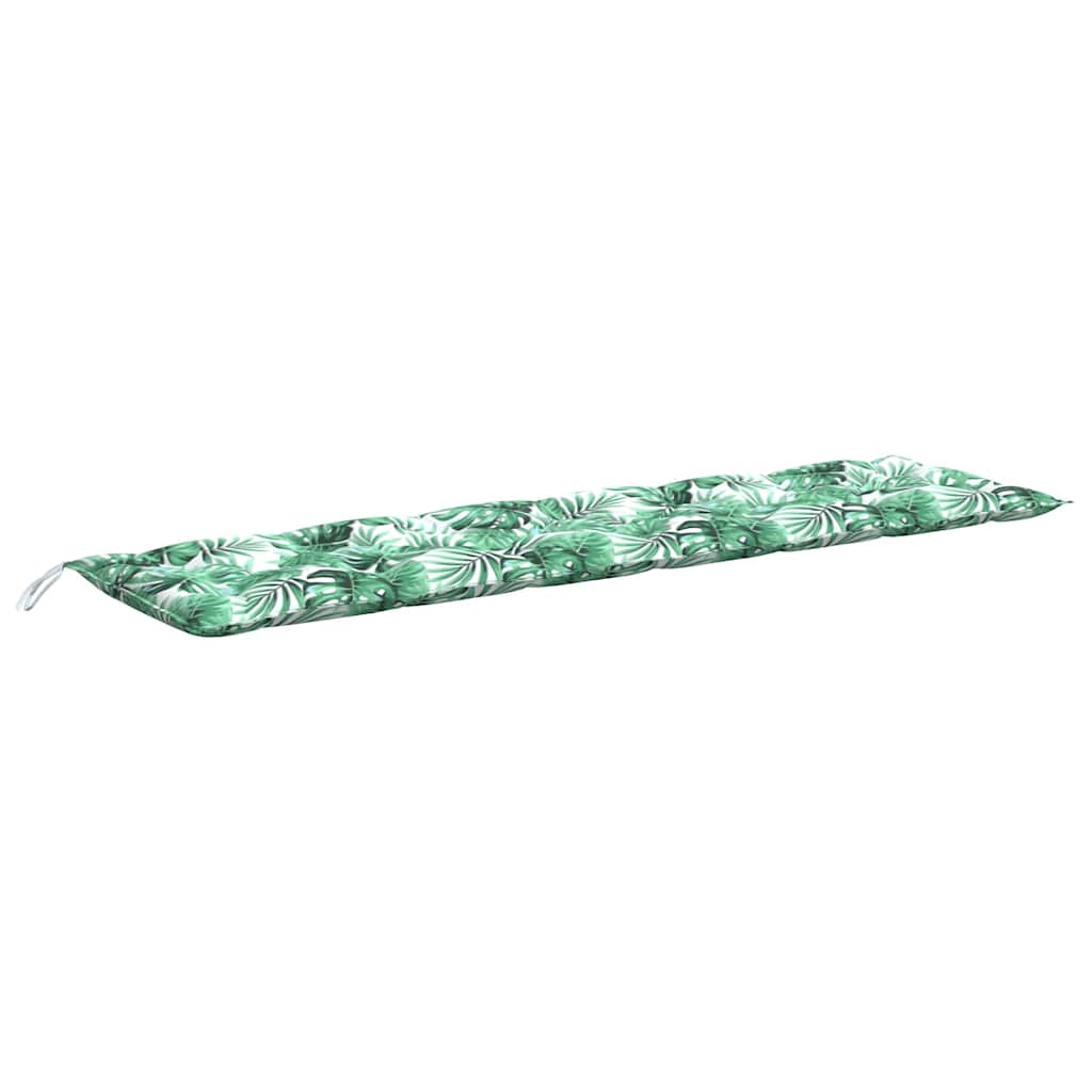 Vidaxl tuinbankkussen 180x50x7 cm oxford stof bladpatroon