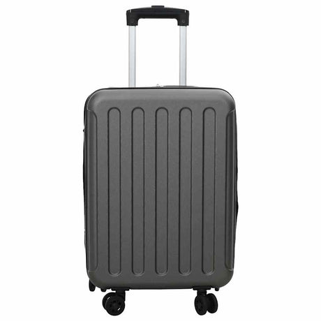 Vidaxl koffer met slot donkergrijs 34 x 23 x 55.5 cm abs kunststof