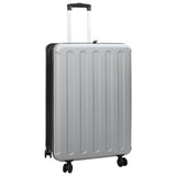 Vidaxl koffer met slot zilver 50 x 30 x 76 cm abs kunststof