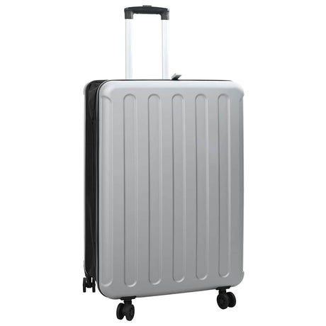 Vidaxl koffer met slot zilver 50 x 30 x 76 cm abs kunststof