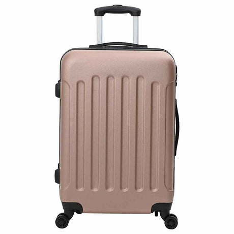 Vidaxl koffer met slot 3 pcs rose gold 50 x 31 x 78 cm abs kunststof
