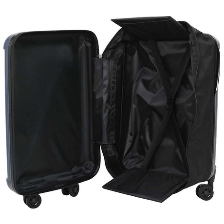 Vidaxl koffer met slot donkerblauw 43 x 27 x 66 cm abs kunststof