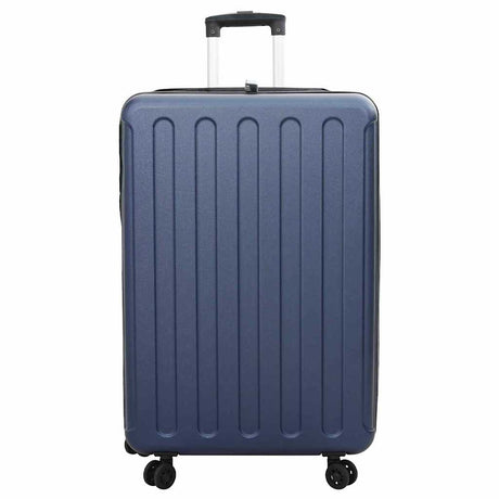 Vidaxl koffer met slot donkerblauw 50 x 30 x 76 cm abs kunststof
