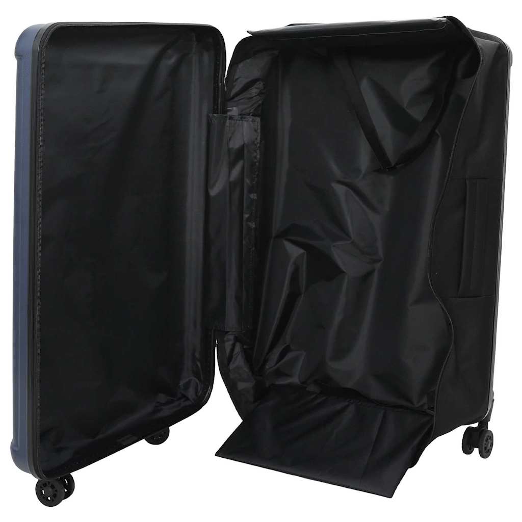Vidaxl koffer met slot donkerblauw 50 x 30 x 76 cm abs kunststof