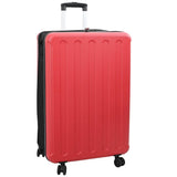 Vidaxl koffer met slot rood 50 x 30 x 76 cm abs kunststof