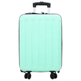 Vidaxl koffer met slot mintgroen 34 x 23 x 55.5 cm abs kunststof