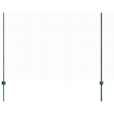 Vidaxl afrasteringspaal 5 pcs groen 160 cm staal