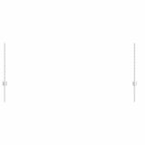 Vidaxl afrasteringspaal 5 pcs zilver 80 cm staal