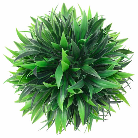Vidaxl kunstbuxusballen met led-verlichting 2 st 30 cm groen