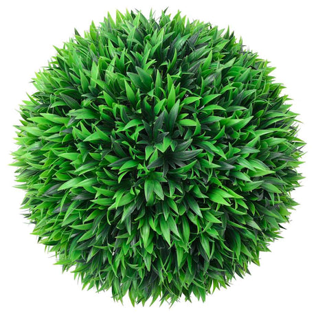 Vidaxl kunstbuxusballen met led-verlichting 2 st 47 cm groen